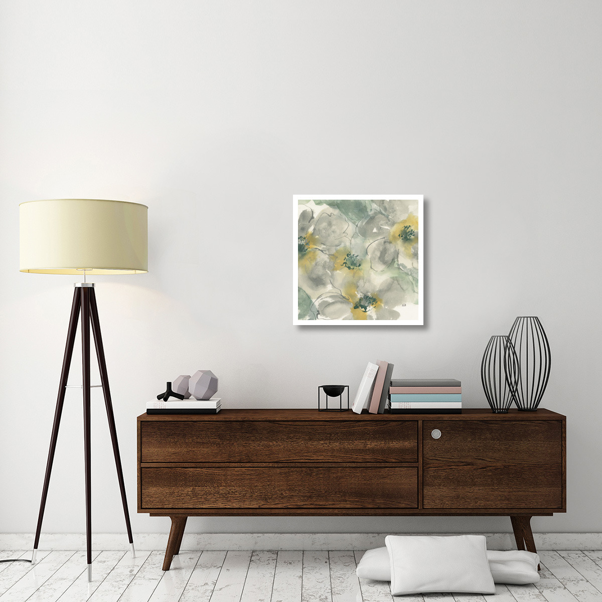 Silver Quince II -Paper Art-26&quotx26"