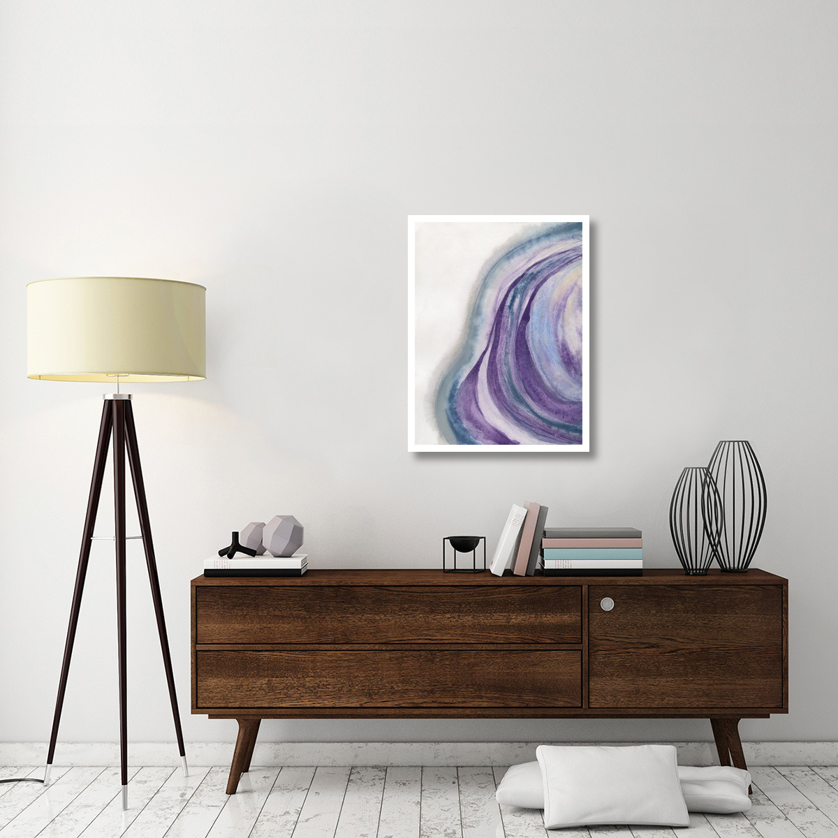 Watercolor Geode I -Paper Art-26&quotx34"