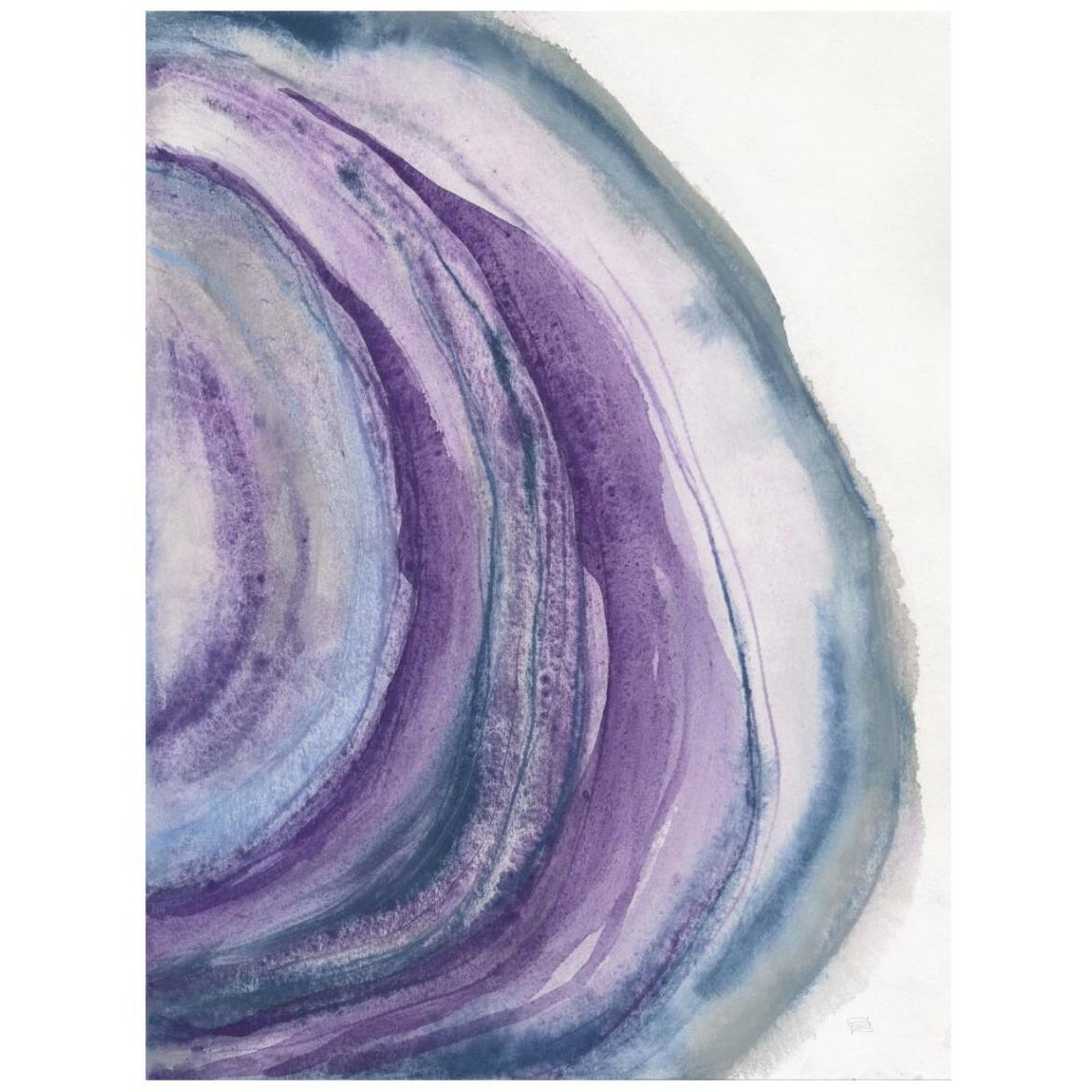 Watercolor Geode II -Paper Art-32&quotx42"