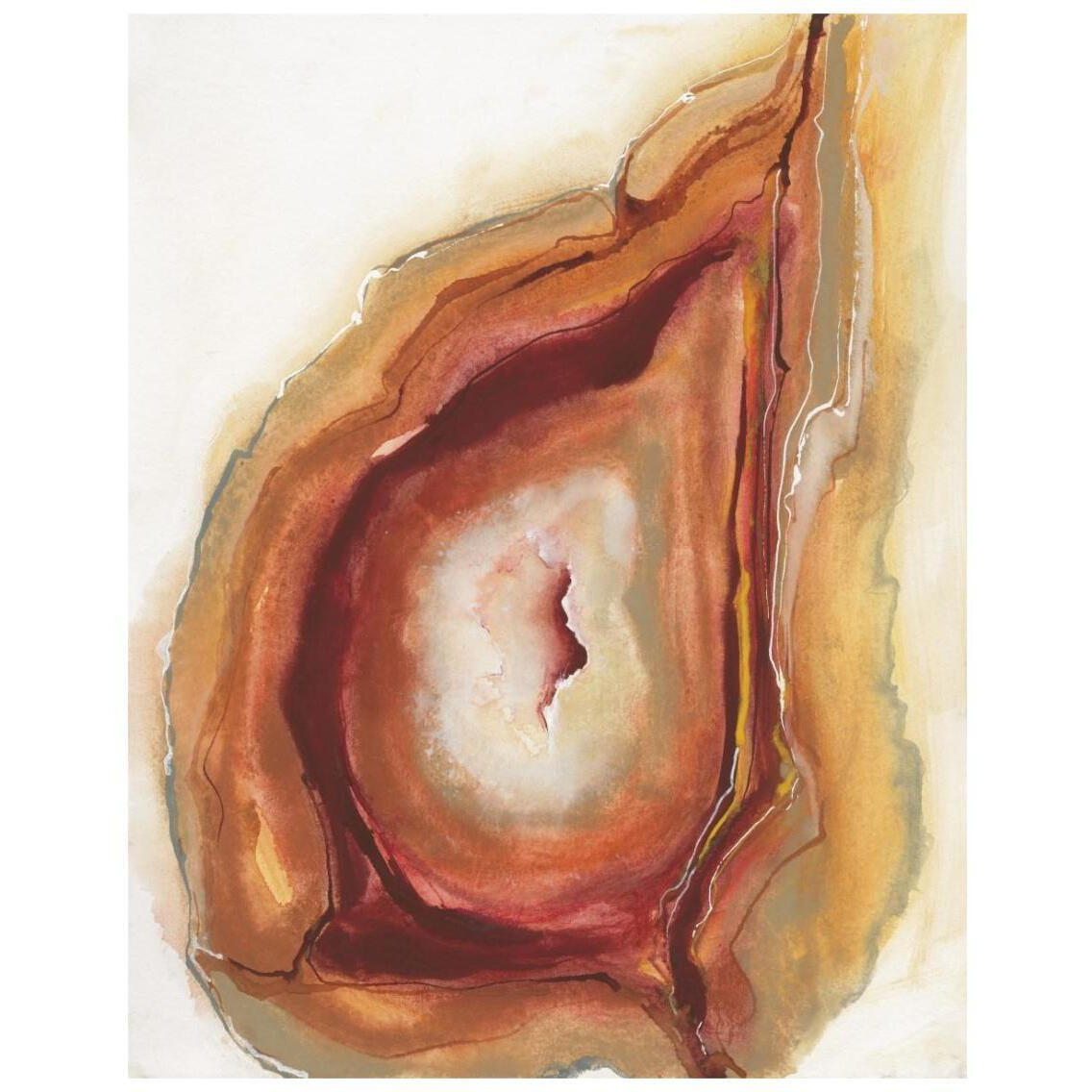 Watercolor Geode V -Paper Art-22&quotx26"
