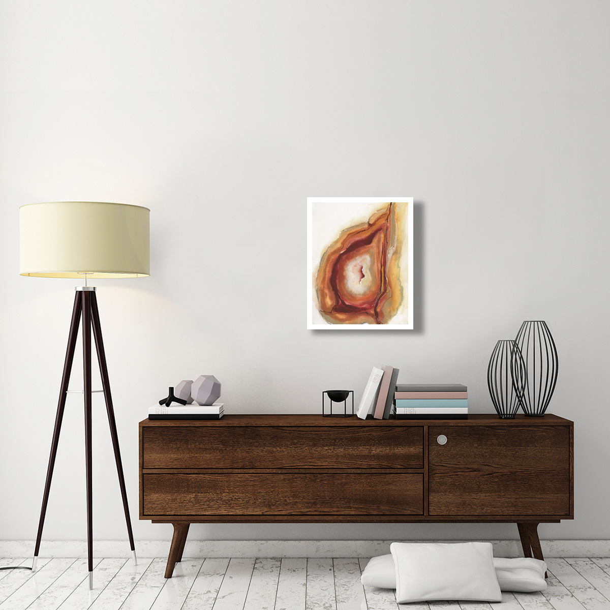 Watercolor Geode V -Paper Art-22&quotx26"