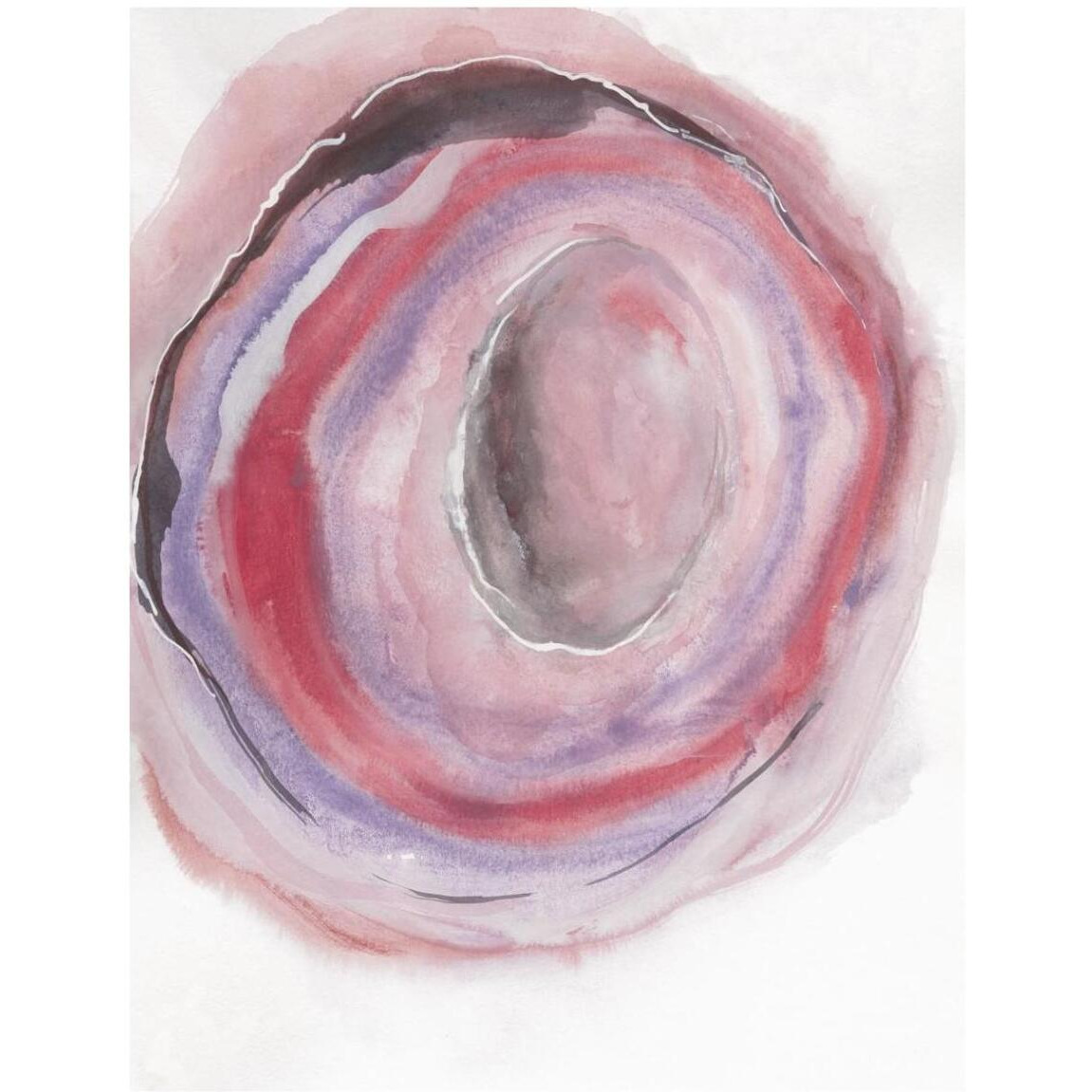 Watercolor Geode VII -Paper Art-32&quotx42"