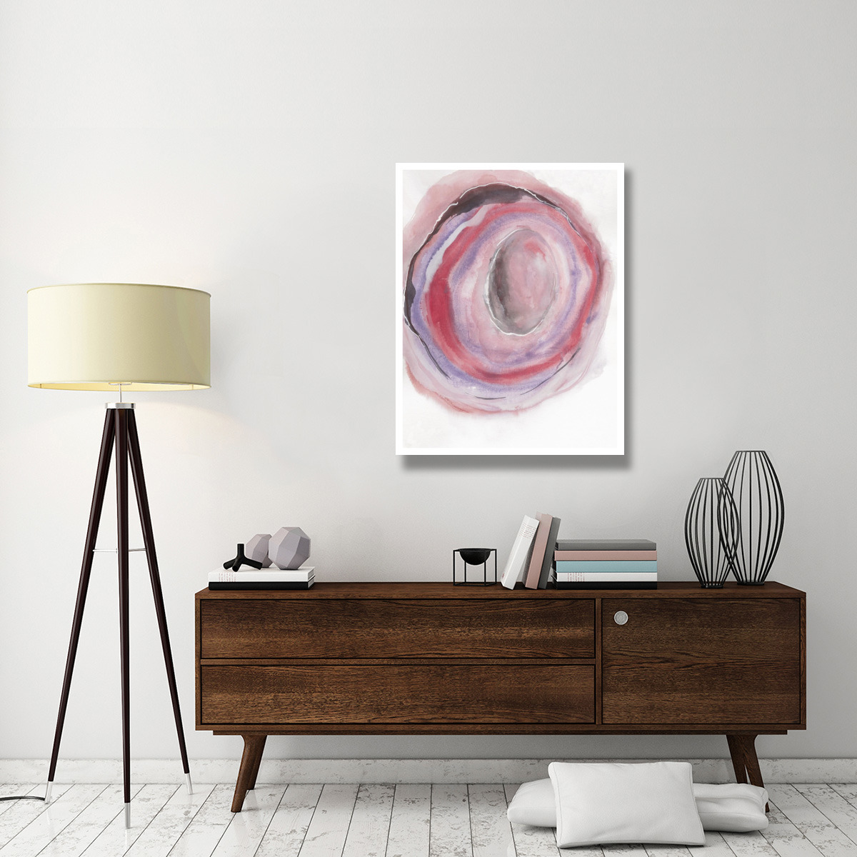 Watercolor Geode VII -Paper Art-32&quotx42"