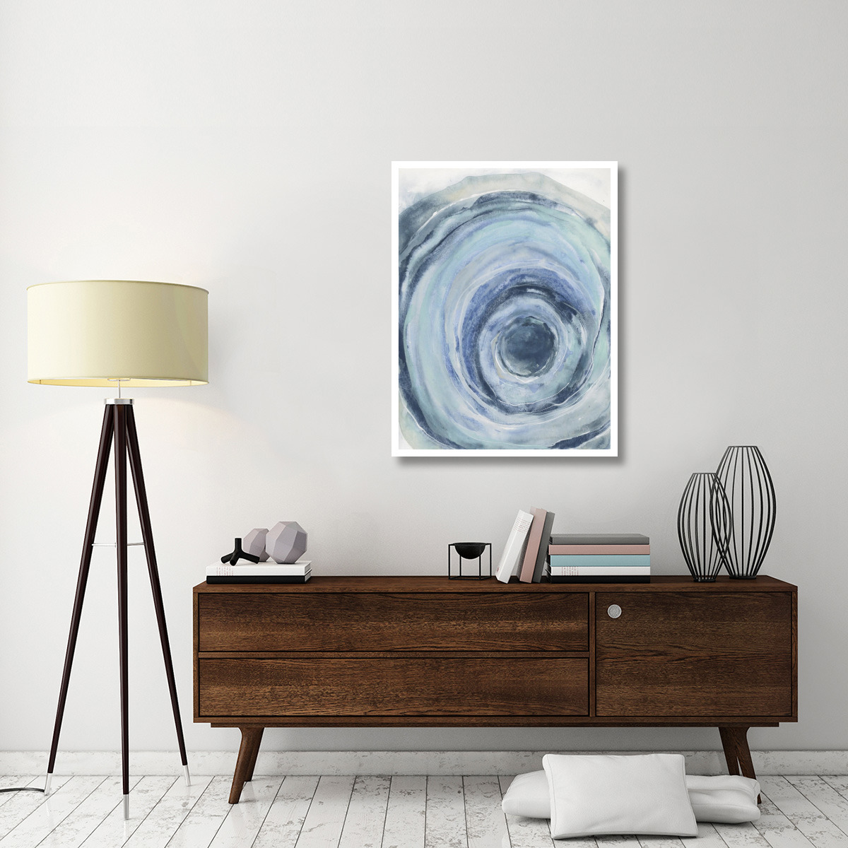 Watercolor Geode IX -Paper Art-32&quotx42"