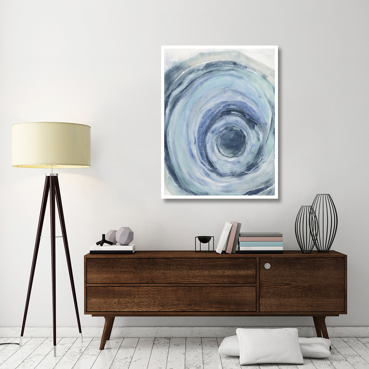 Watercolor Geode IX -Paper Art-38&quotx50"