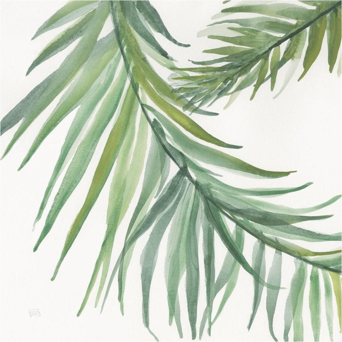Ferns Square IV -Paper Art-38&quotx38"