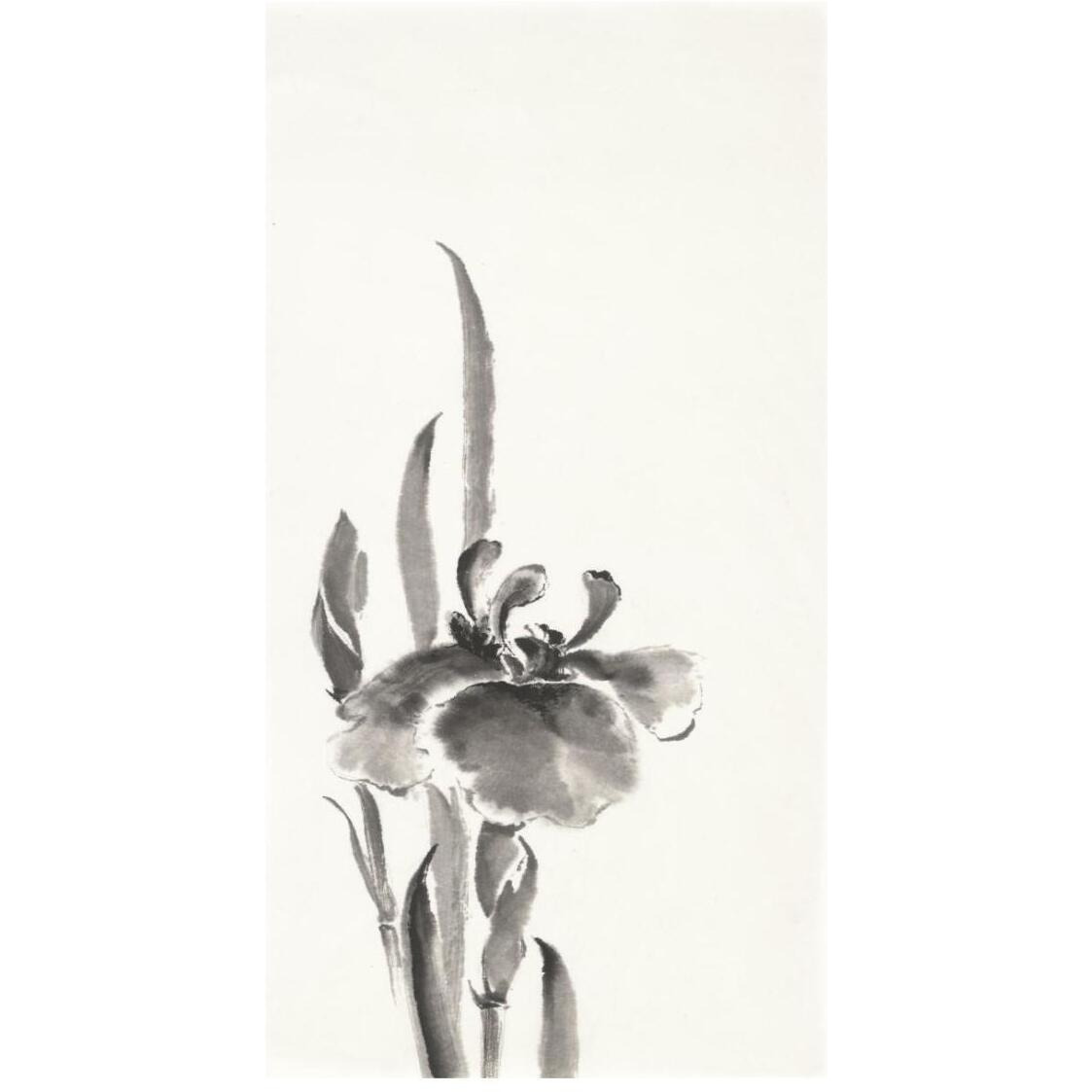 Japanese Iris II -Paper Art-14&quotx26"