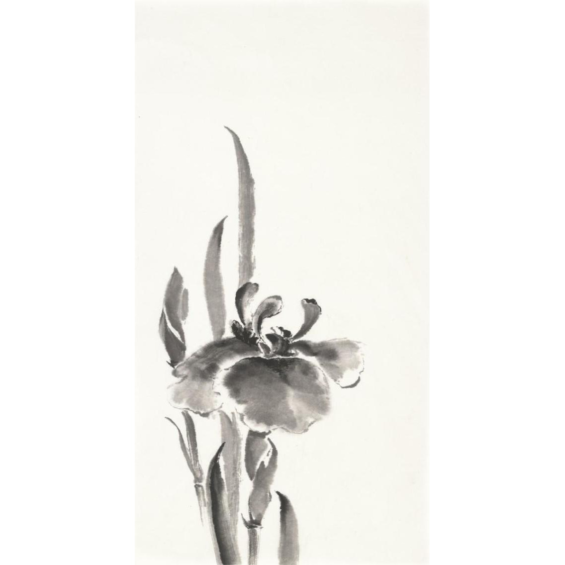 Japanese Iris II -Paper Art-20&quotx38"