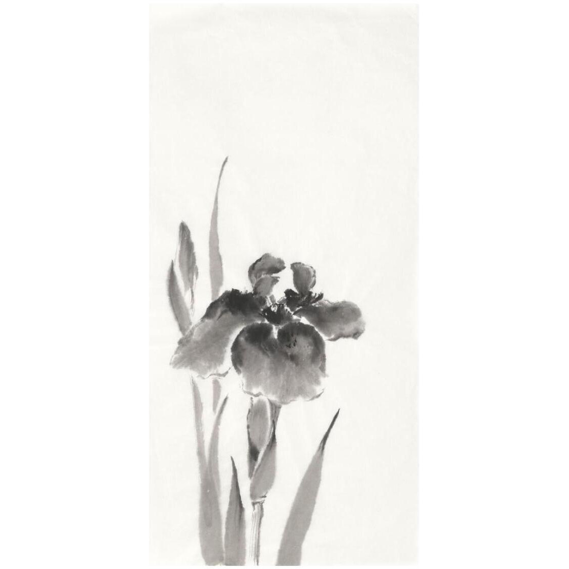 Japanese Iris III -Paper Art-14&quotx26"