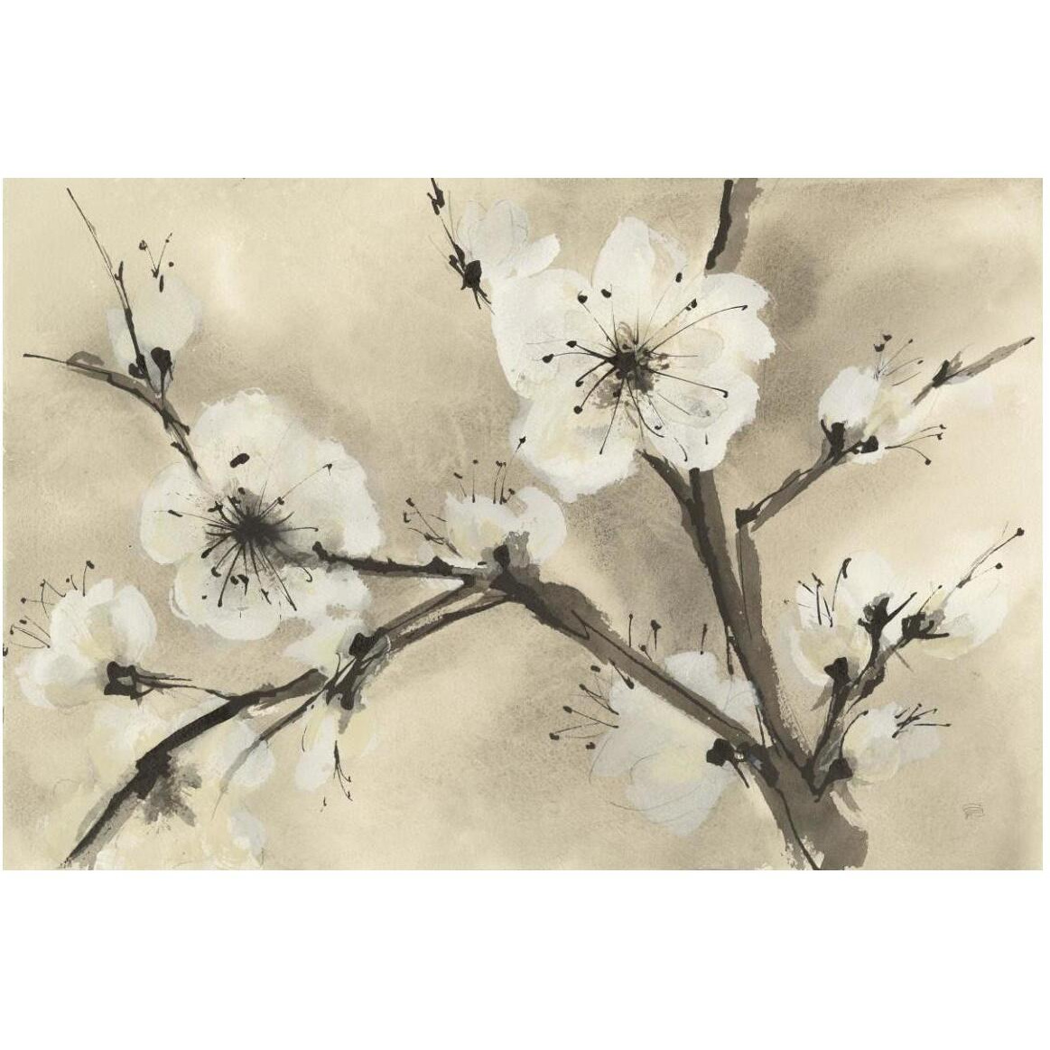 Spring Blossoms III -Paper Art-50&quotx34"