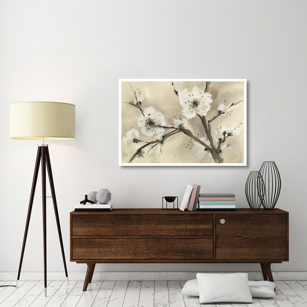 Spring Blossoms III -Paper Art-50&quotx34"