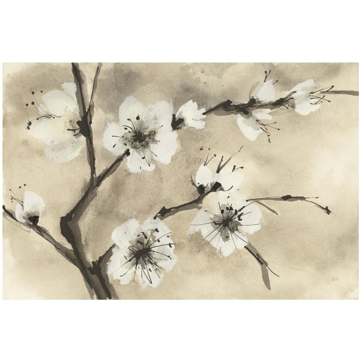 Spring Blossoms IV -Paper Art-50&quotx34"