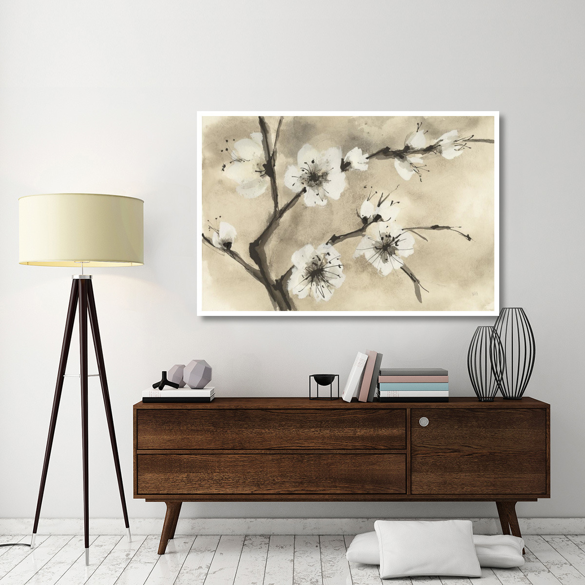 Spring Blossoms IV -Paper Art-62&quotx42"