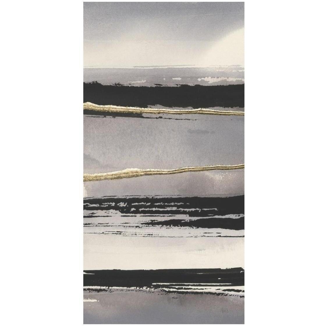 Gilded Grey I -Paper Art-14&quotx26"