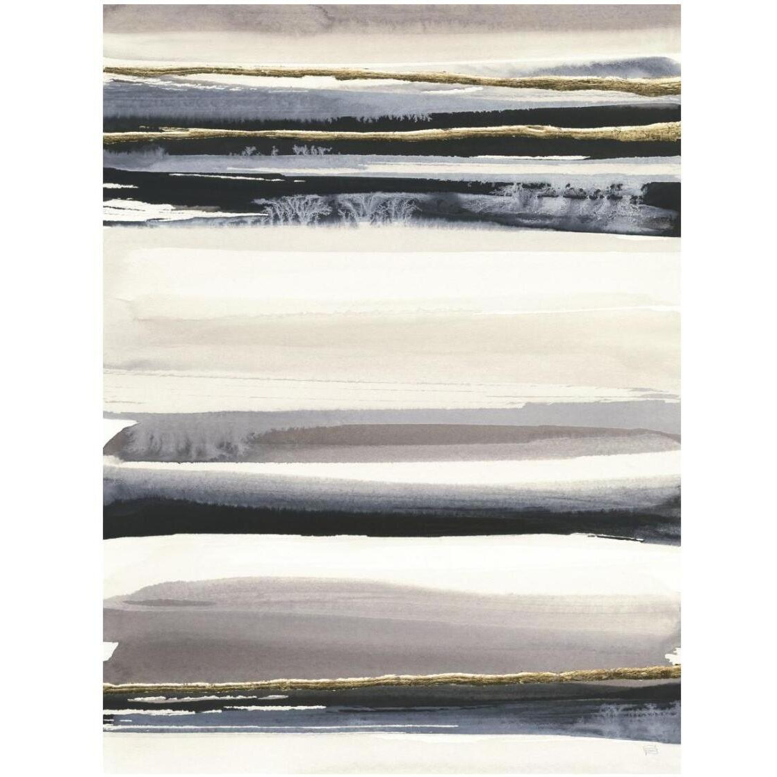 Gilded Grey III -Paper Art-20&quotx26"