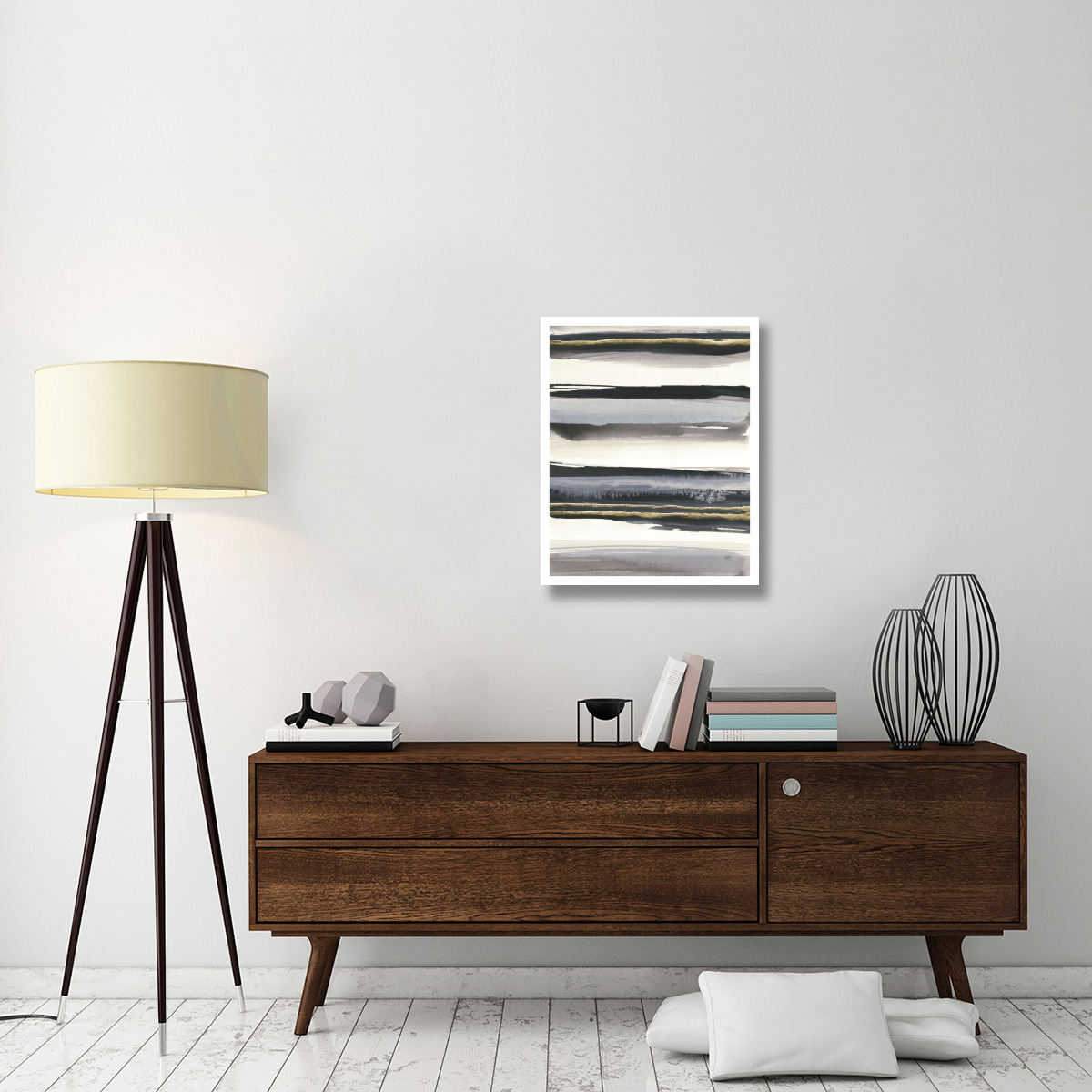 Gilded Gray IV -Paper Art-24&quotx30"