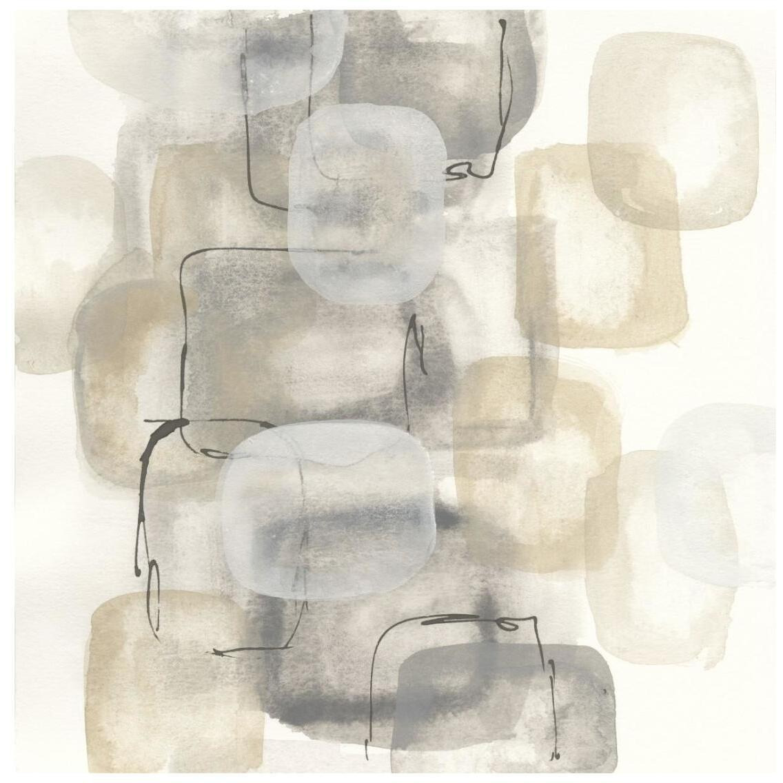 Neutral Stacking I -Paper Art-26&quotx26"