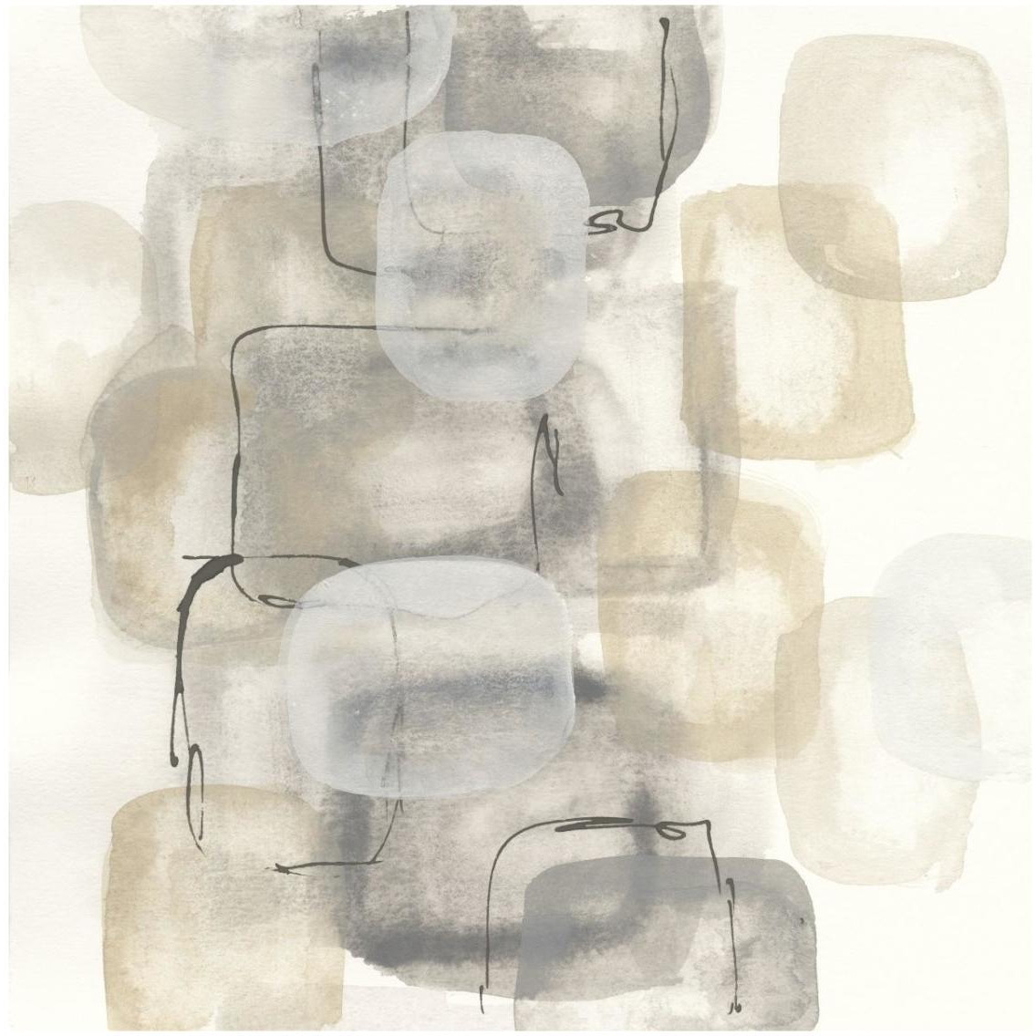 Neutral Stacking I -Paper Art-32&quotx32"