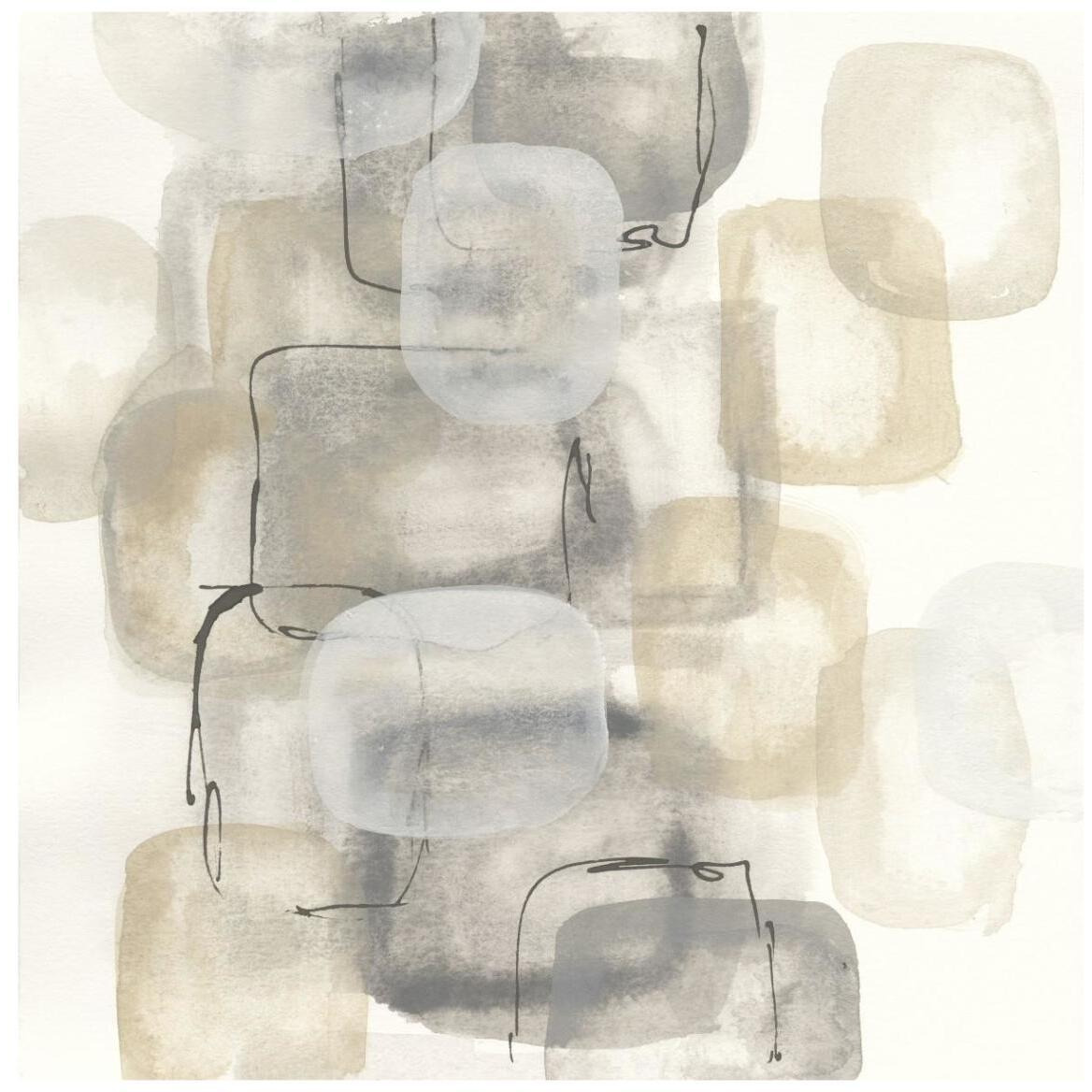 Neutral Stacking I -Paper Art-42&quotx42"