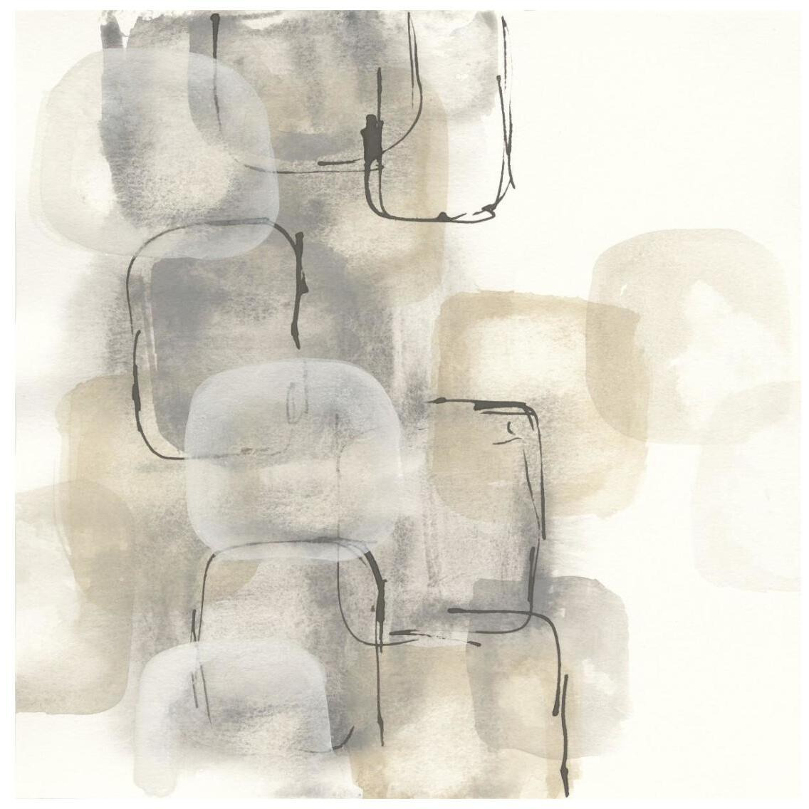 Neutral Stacking II -Paper Art-26&quotx26"