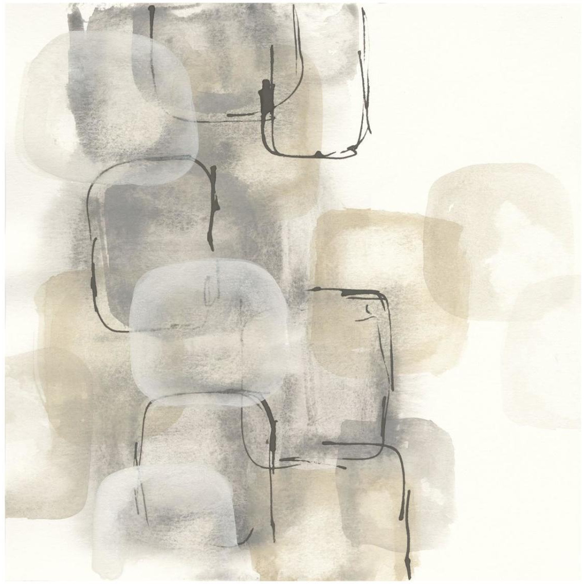 Neutral Stacking II -Paper Art-32&quotx32"