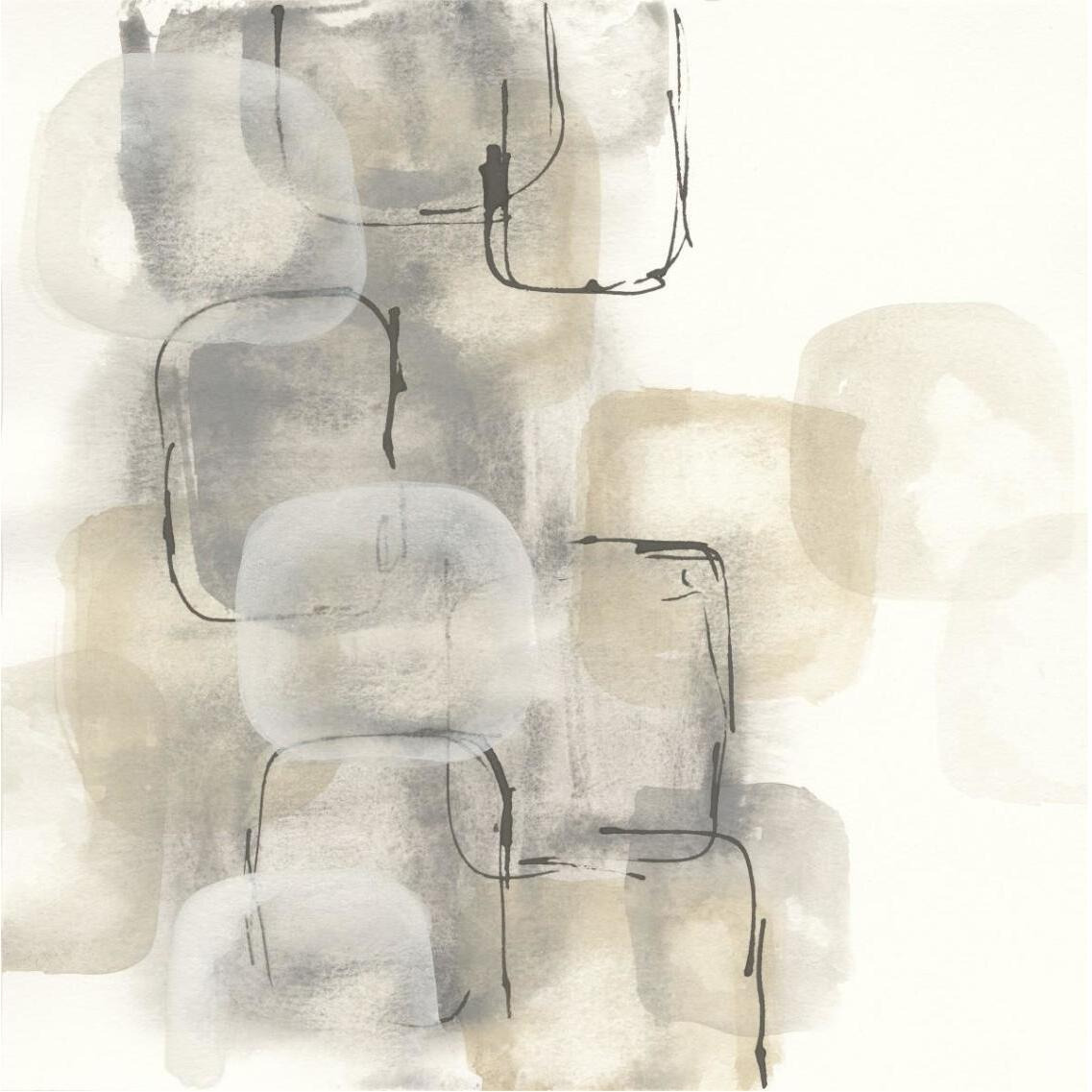 Neutral Stacking II -Paper Art-38&quotx38"