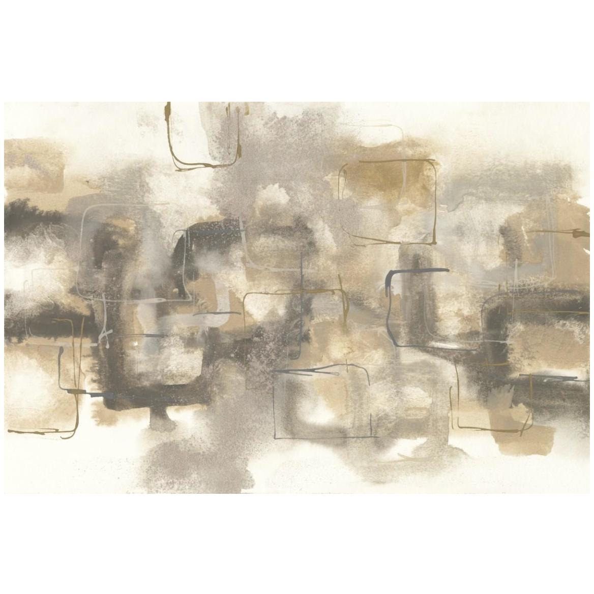 Platinum Neutrals I -Paper Art-50&quotx34"