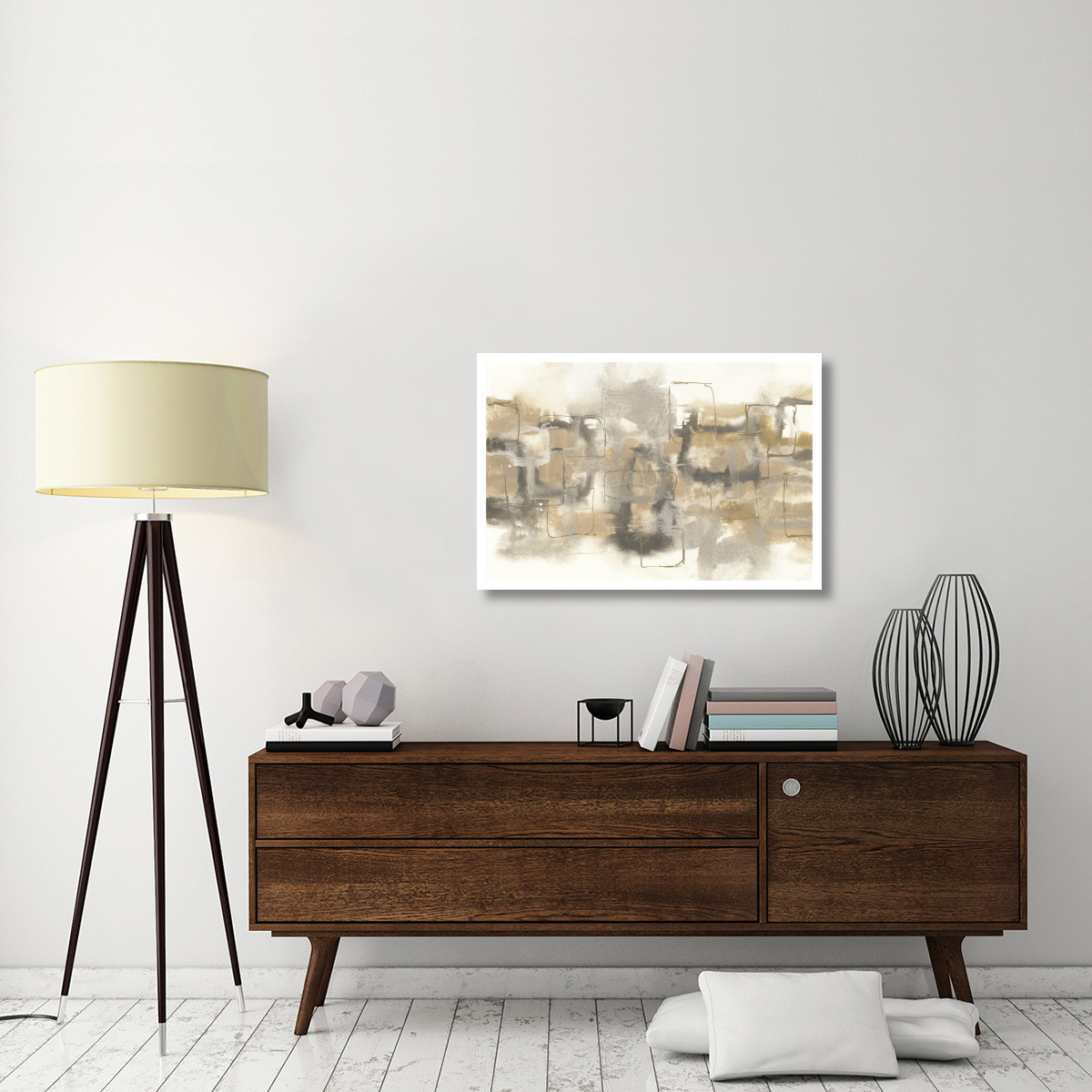 Platinum Neutrals II -Paper Art-38&quotx26"