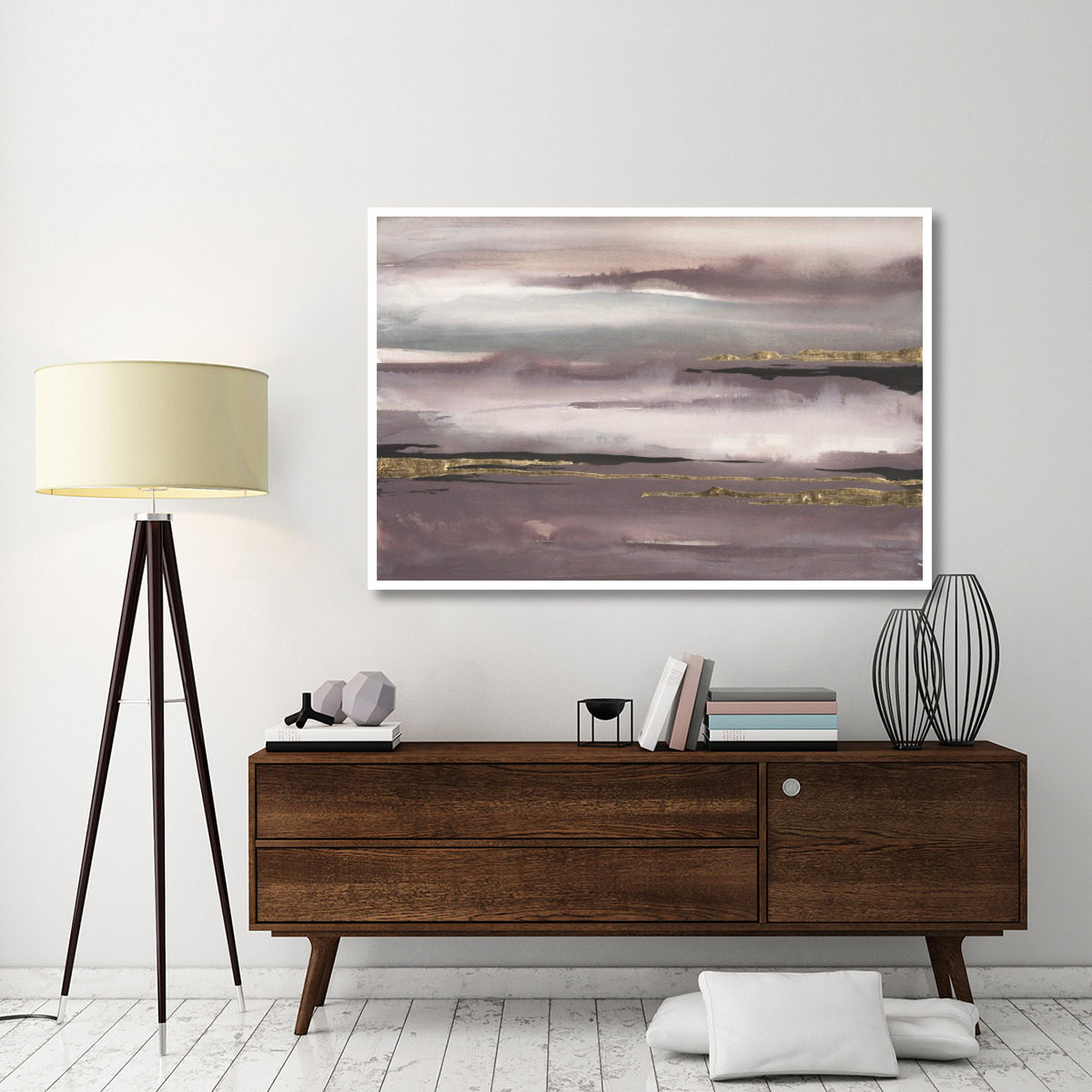 Gilded Storm I -Paper Art-62&quotx42"