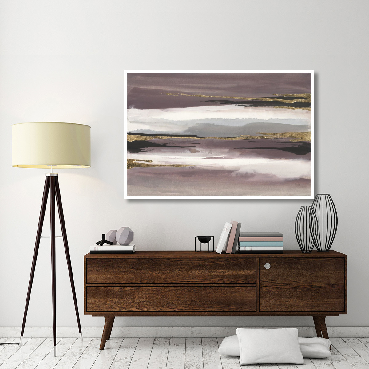 Gilded Storm II -Paper Art-62&quotx42"