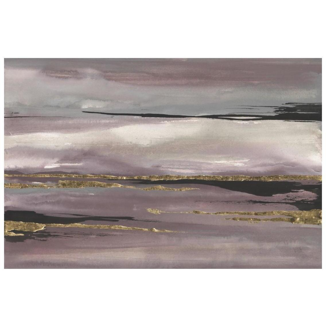 Gilded Storm III -Paper Art-26&quotx18"