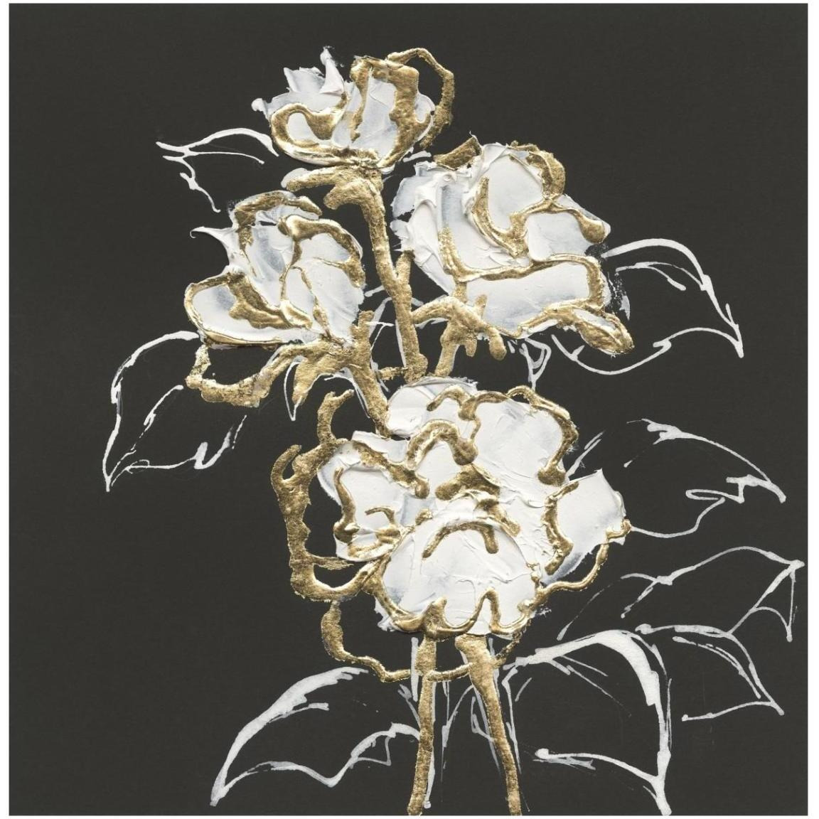 Gilded Roses -Paper Art-42&quotx42"