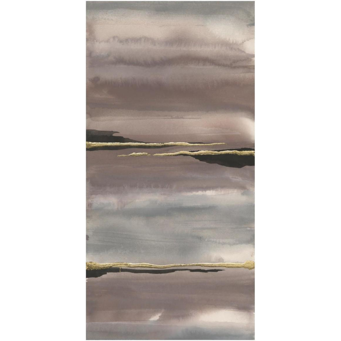 Gilded Morning Fog III -Paper Art-32&quotx62"