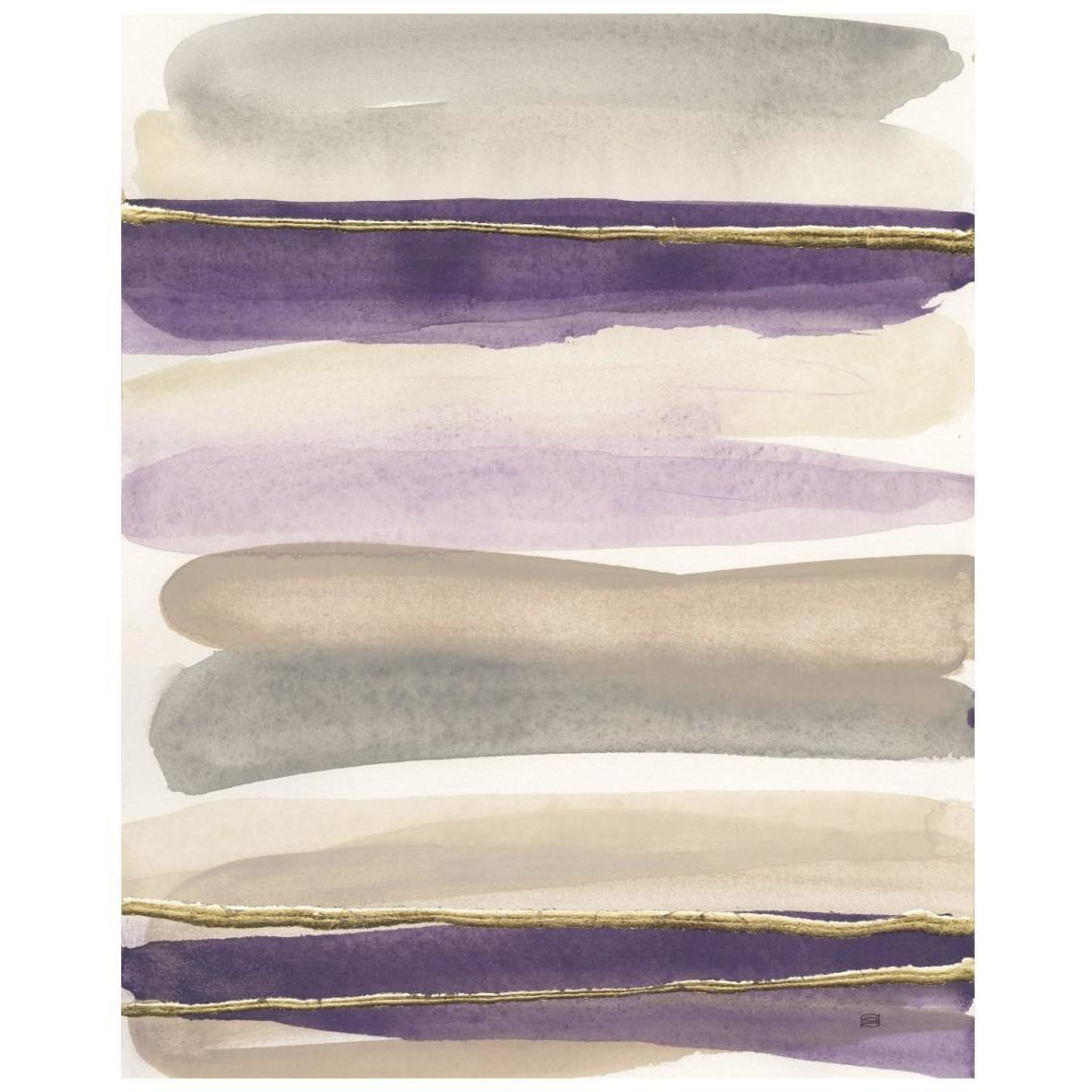 Gilded Amethyst I Crop -Paper Art-22&quotx26"