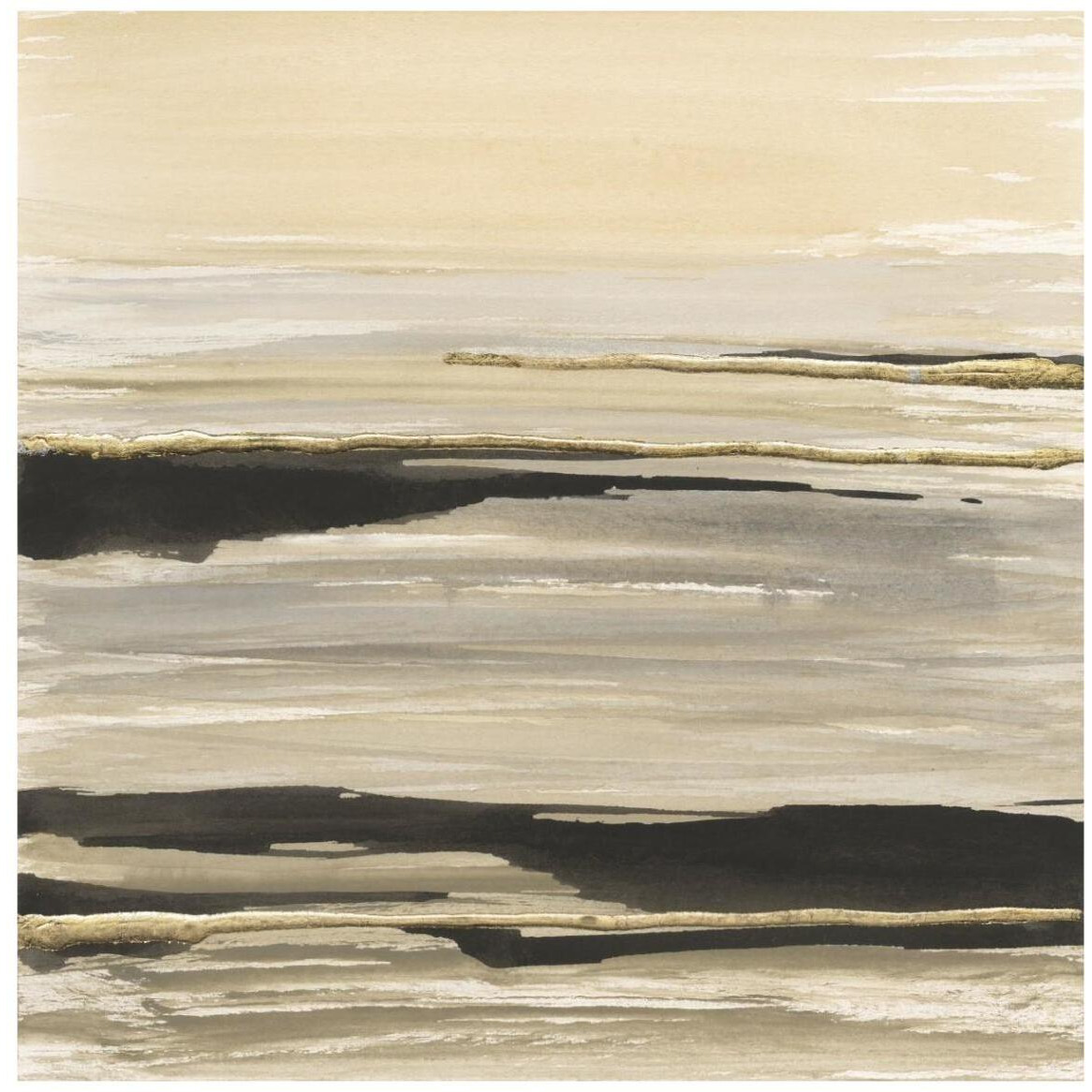 Gilded Surf -Paper Art-42&quotx42"