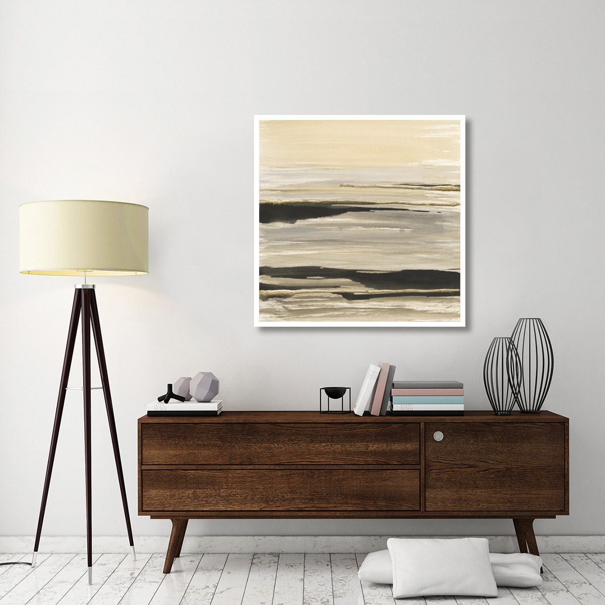 Gilded Surf -Paper Art-42&quotx42"