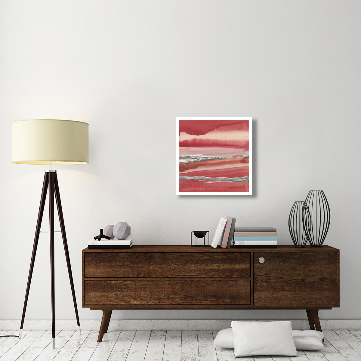 Silver Marsh -Paper Art-26&quotx26"