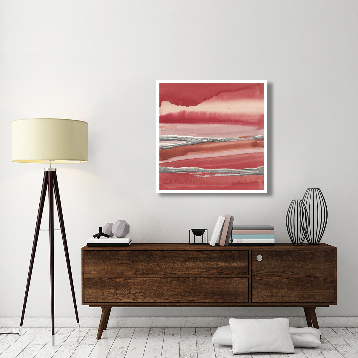 Silver Marsh -Paper Art-38&quotx38"