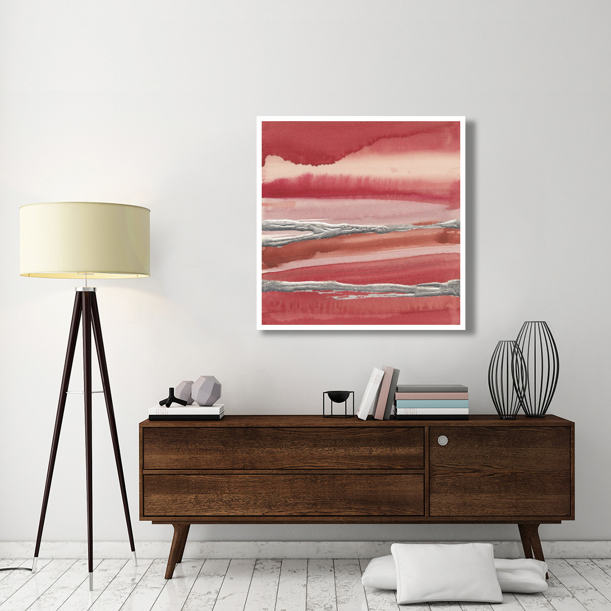 Silver Marsh -Paper Art-42&quotx42"
