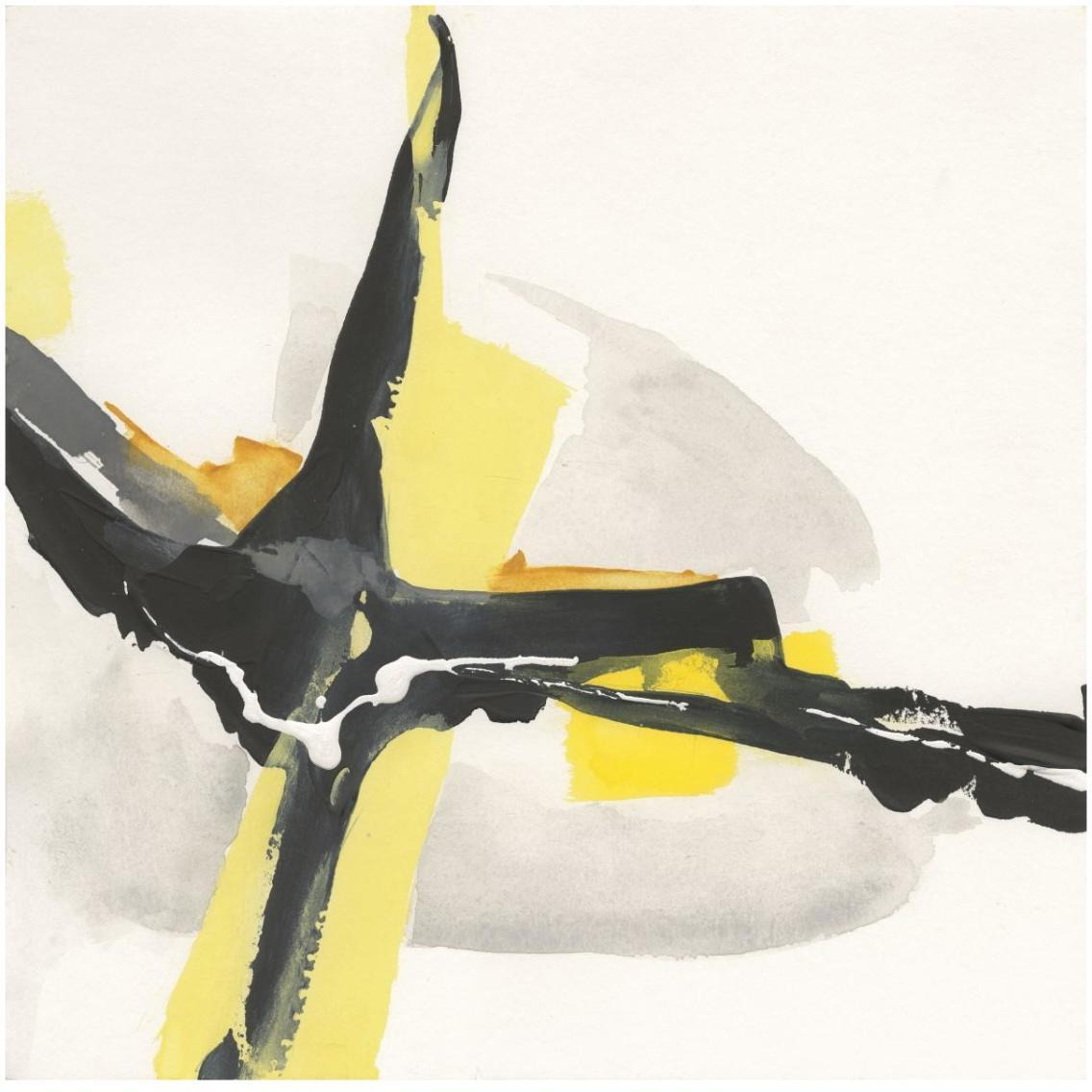Creamy Yellow I -Paper Art-32&quotx32"