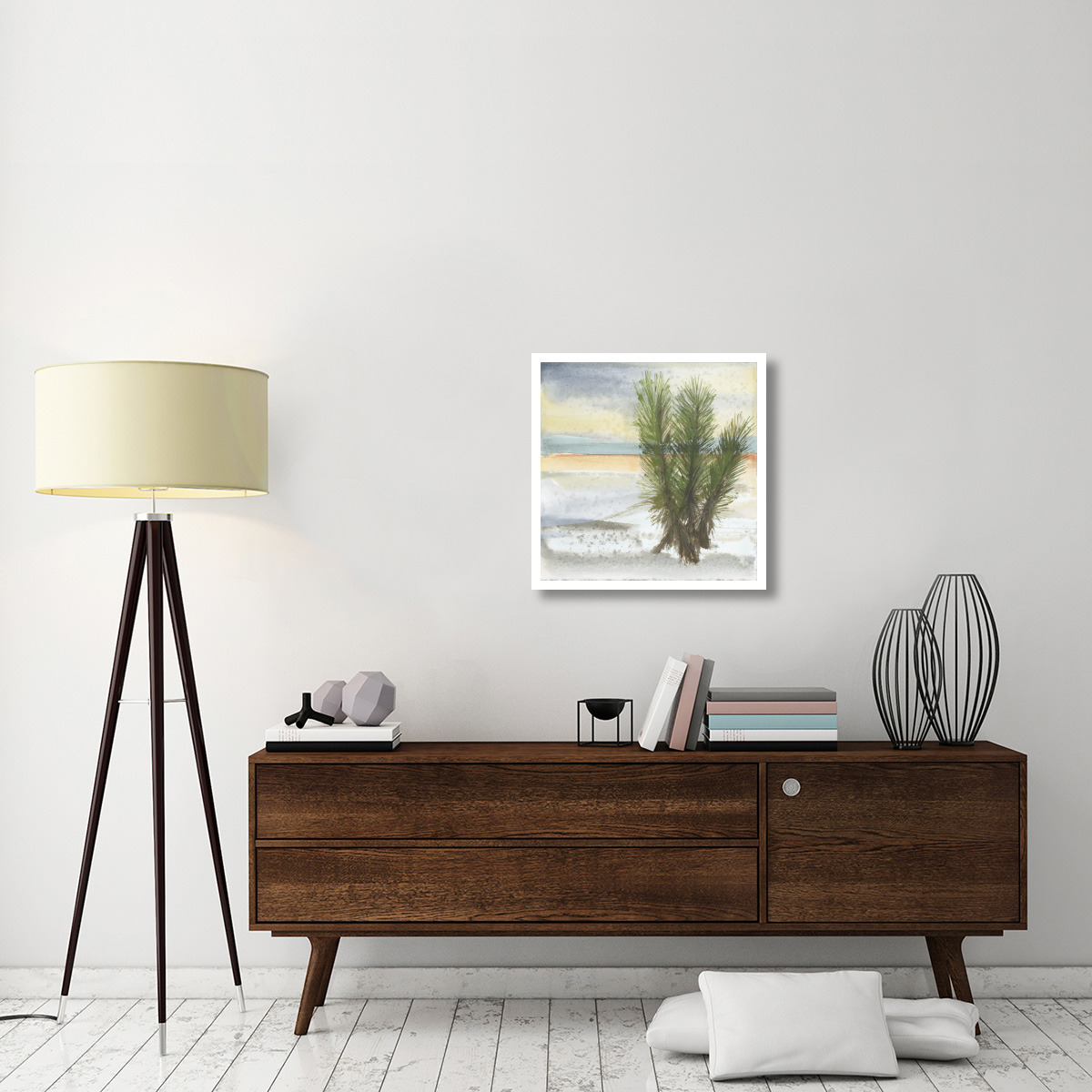 Desert Yucca Cool -Paper Art-26&quotx26"