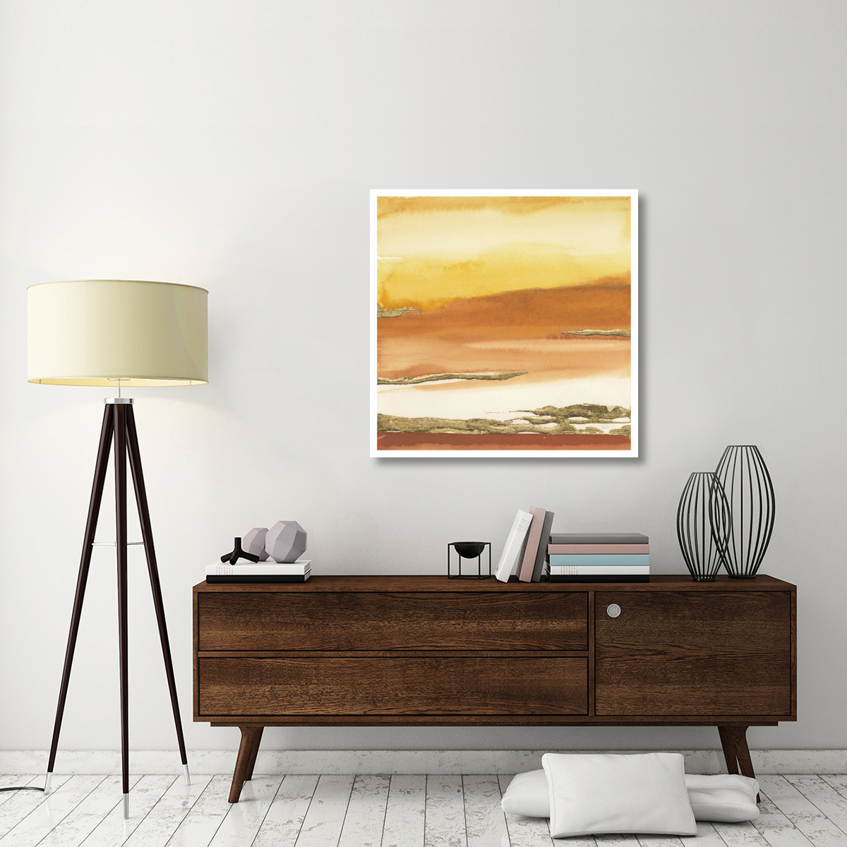 Gilded Amber I v2 -Paper Art-38&quotx38"
