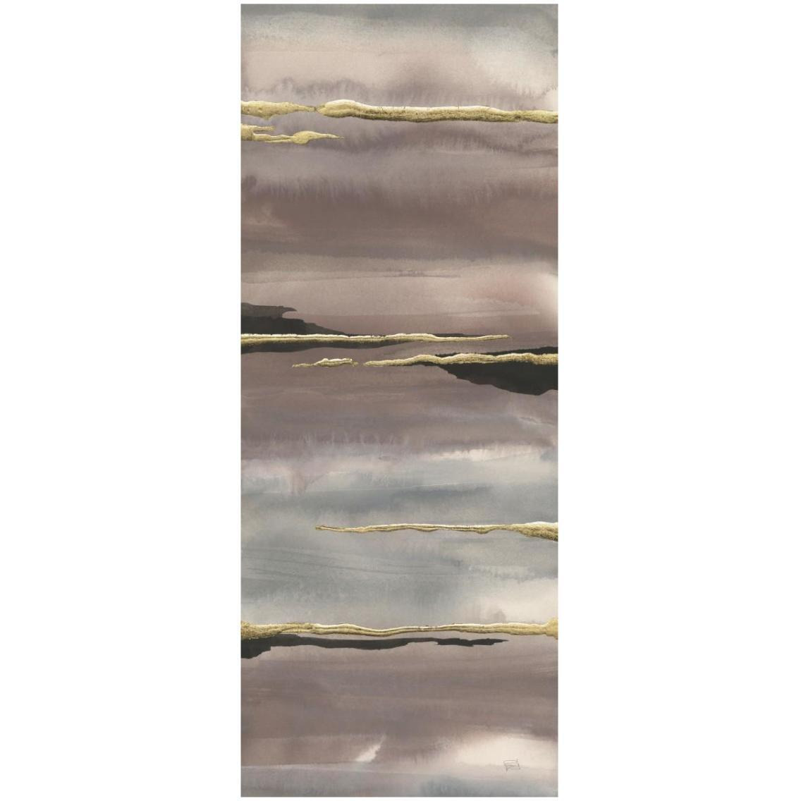 Gilded Morning Fog III Gold -Paper Art-14&quotx32"