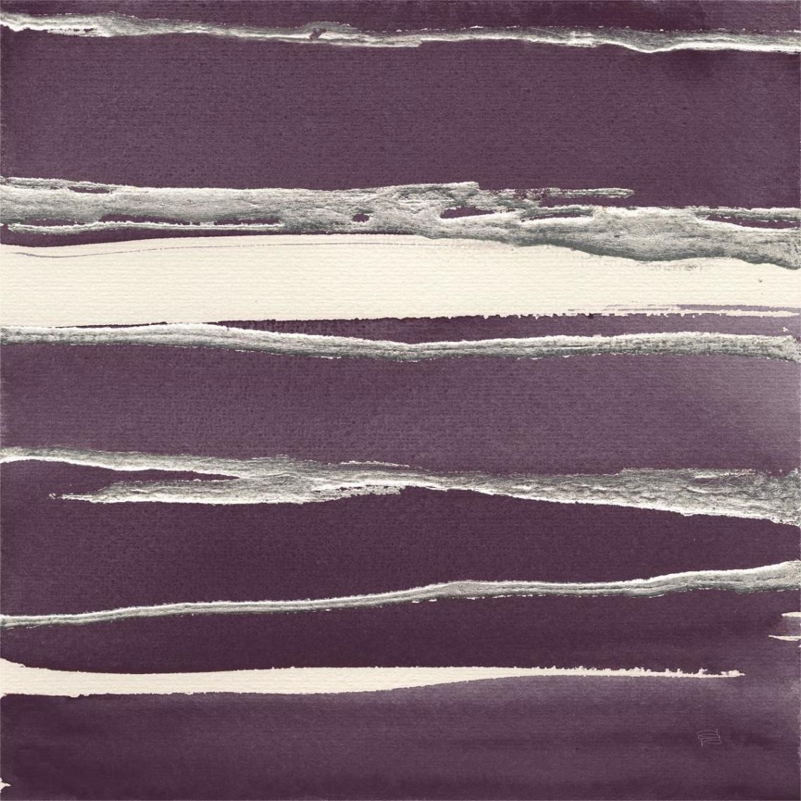 Silver Rose II Purple -Paper Art-38&quotx38"