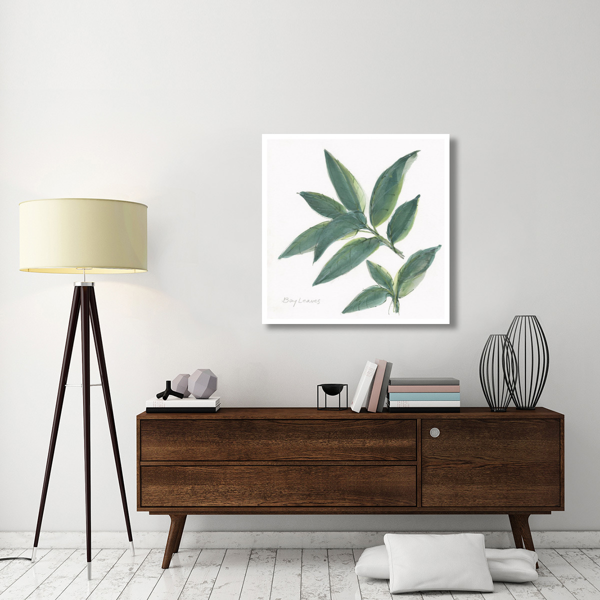 Bay Leaf -Paper Art-38&quotx38"