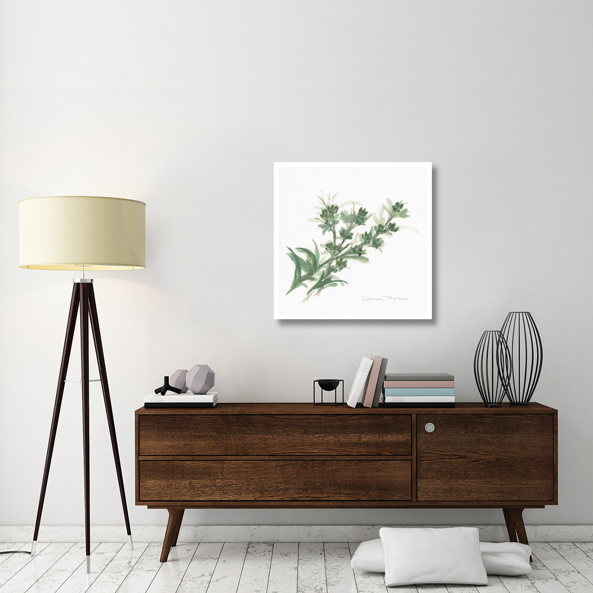 Lemon Thyme -Paper Art-32&quotx32"