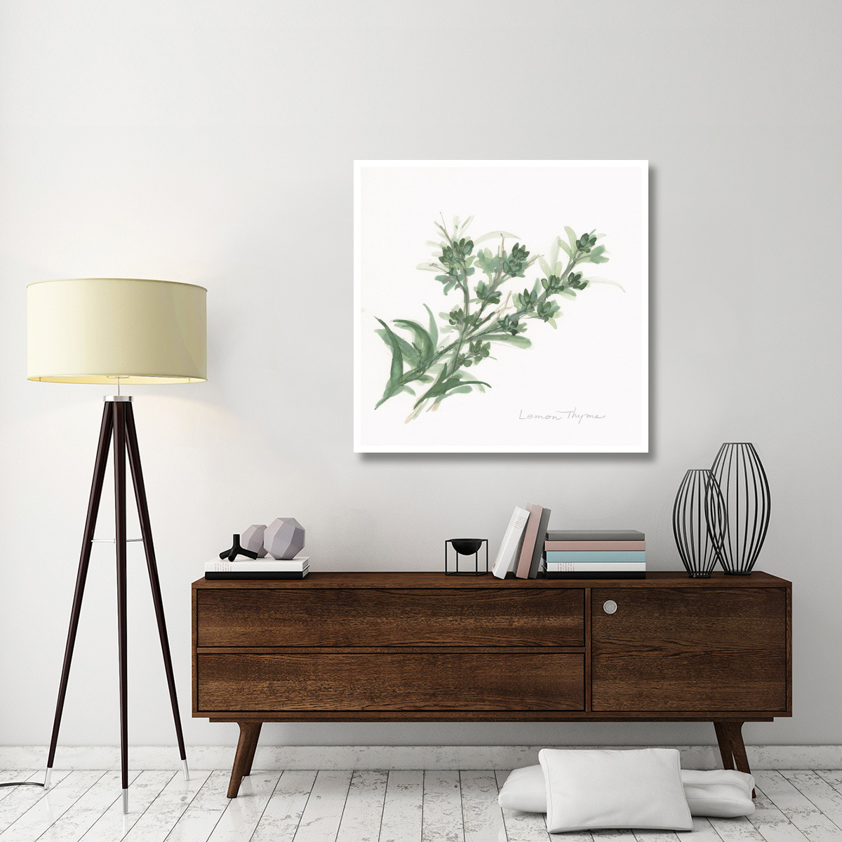 Lemon Thyme -Paper Art-42&quotx42"