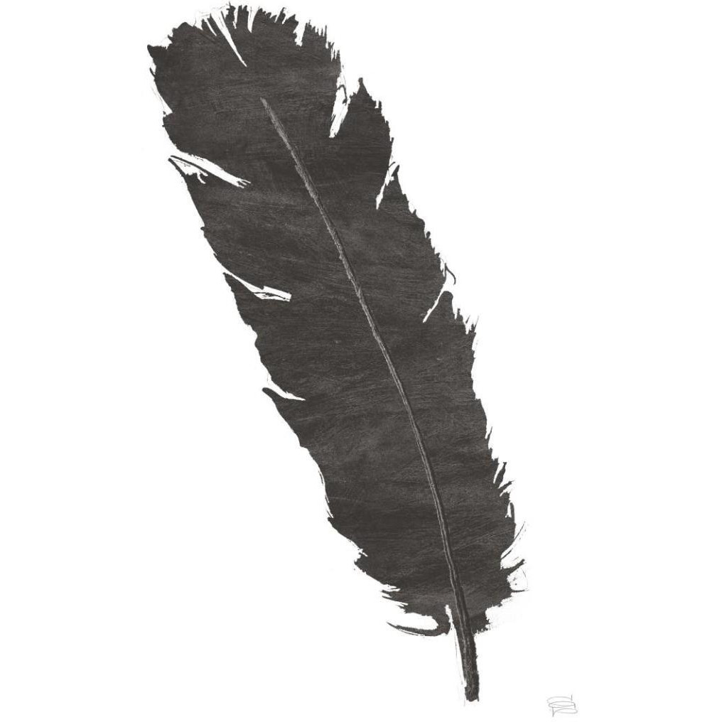 Black Feather V -Paper Art-34&quotx50"
