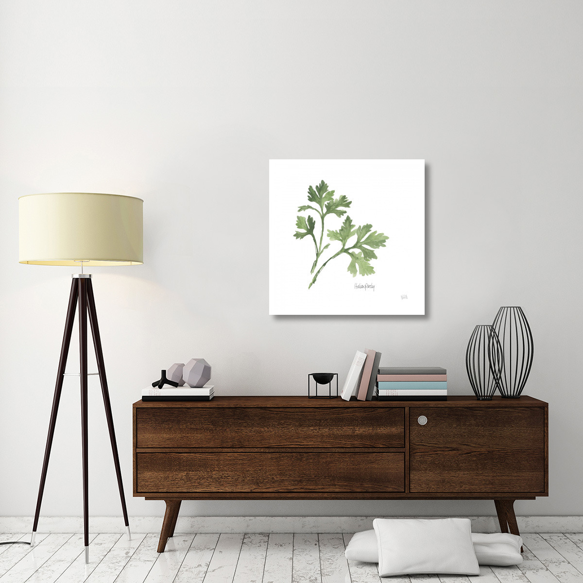 Italian Parsley v2 -Paper Art-32&quotx32"
