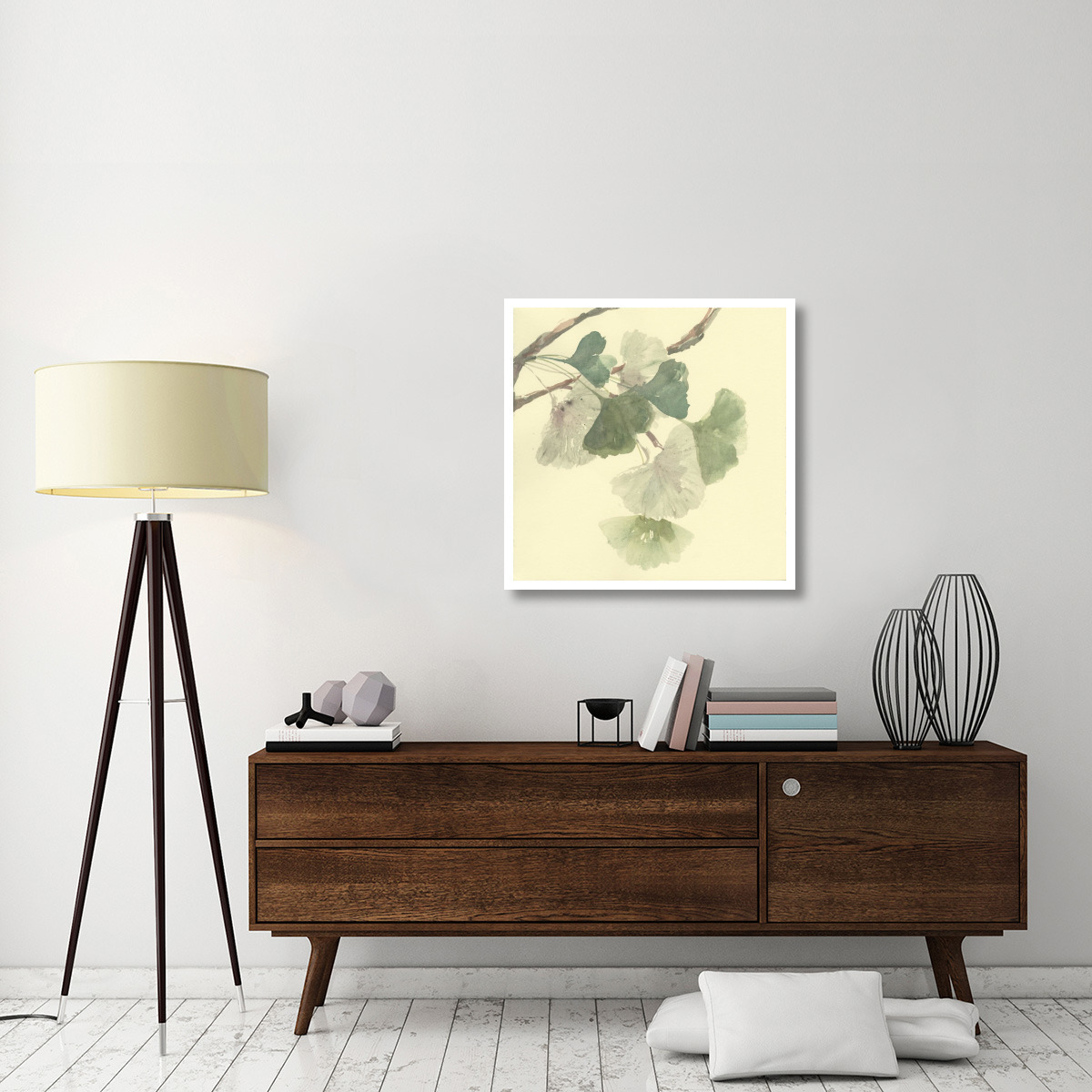 Gingko Leaves I -Paper Art-32&quotx32"